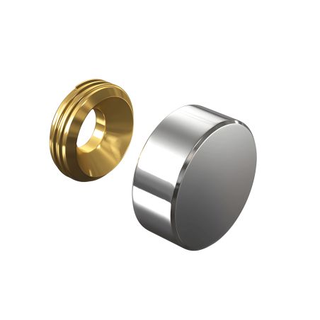 Cache vis Inox 13 mm (à l'unité)