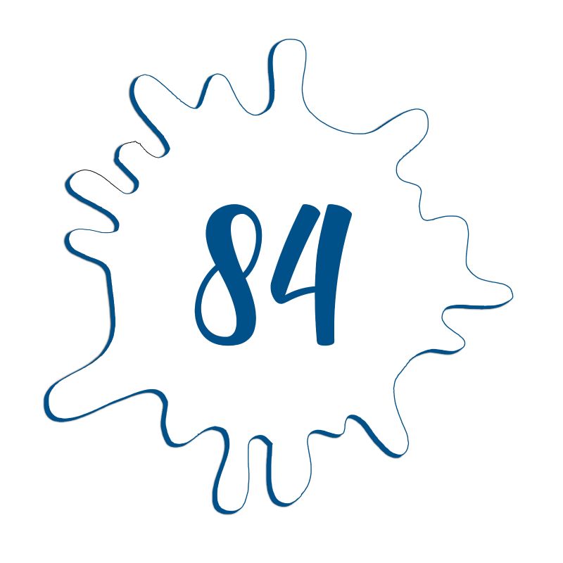 Numéro fantaisie personnalisable pour boite aux lettres couleur Camo Bleu chiffres blancs - Modèle Splash Numéro fantaisie personnalisable pour boite aux lettres couleur Camo Bleu chiffres blancs - Modèle Splash