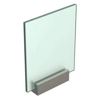 Fixation murale percée pour panneau signalétique max 8mm - Longueur 80mm