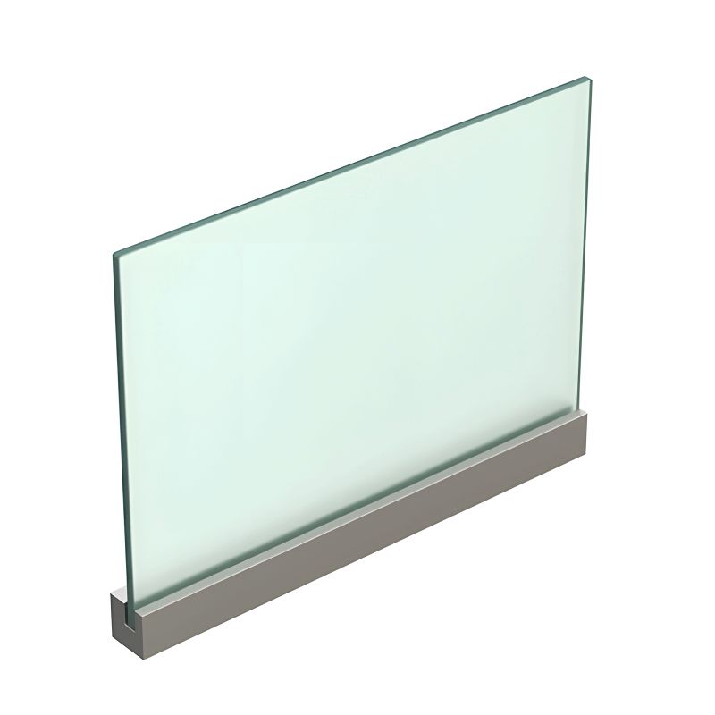 Fixation murale percée pour panneau signalétique max 8mm - Longueur 280mm Fixation murale percée pour panneau signalétique max 8mm - Longueur 280mm