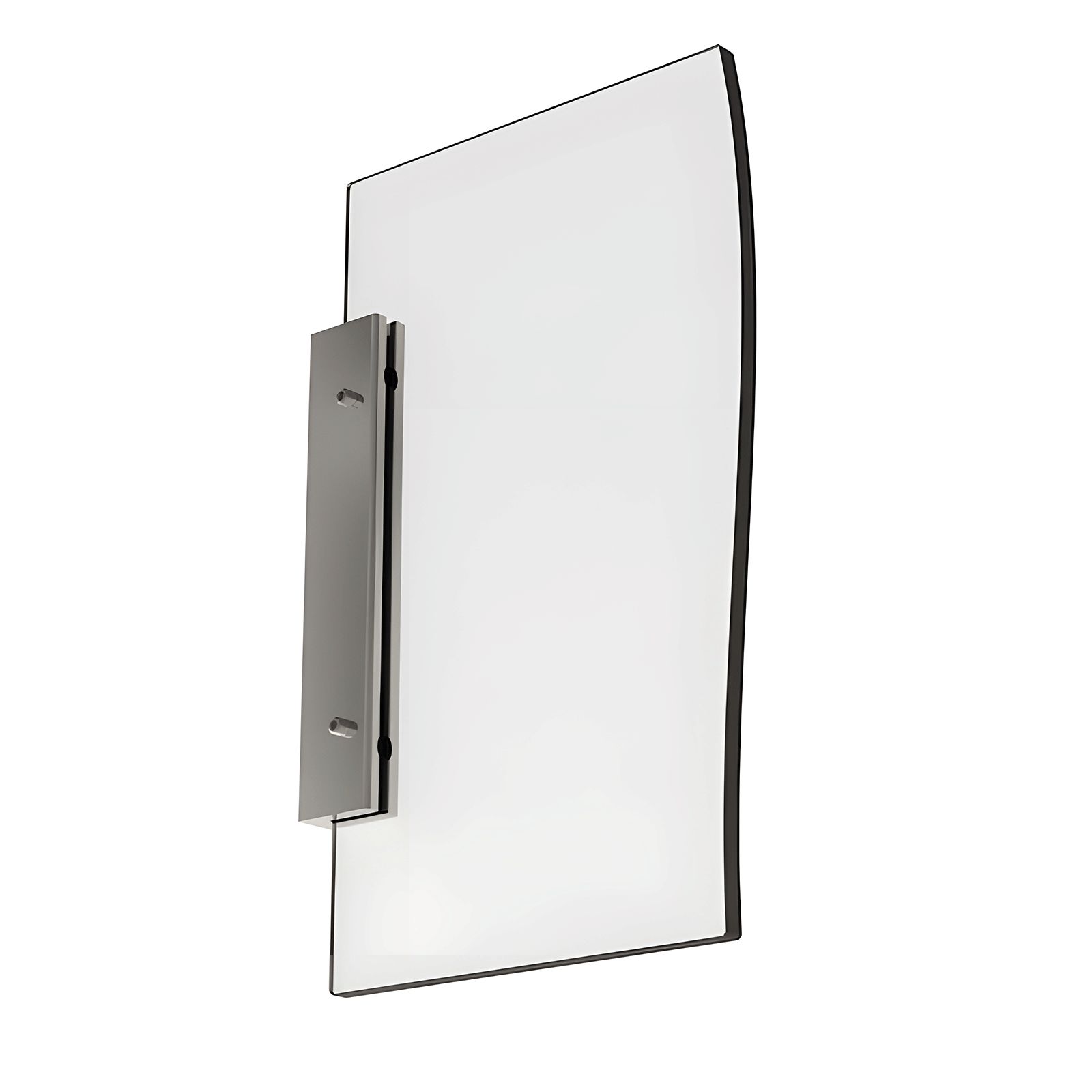 Fixation murale 120 mm en drapeau pour panneau max 6mm