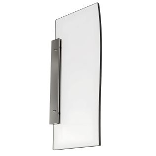 Fixation murale 180 mm en drapeau pour panneau max 6mm