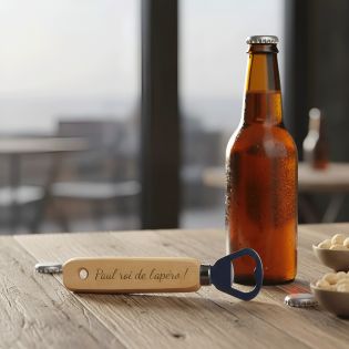 Décapsuleur en bois personnalisable