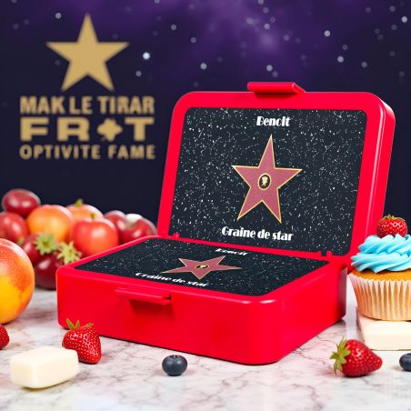 Personalized maternal snack box with first name · Hollywood Boulevard Star Model