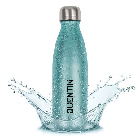 Bouteille isotherme personnalisable 500 ml | Menthe à paillettes