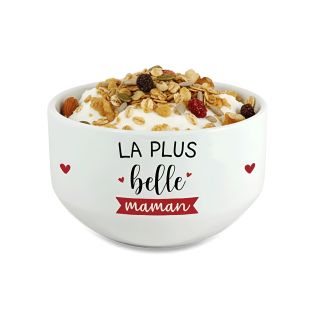 Bol personalisé à café modèle La plus belle des Mamans - Idée cadeau personnalisé pour sa Maman