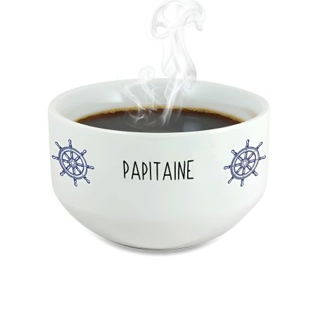 Customizable breakfast bowl · Papitaine · Grandfather's Day or Grandpa Birthday Gift