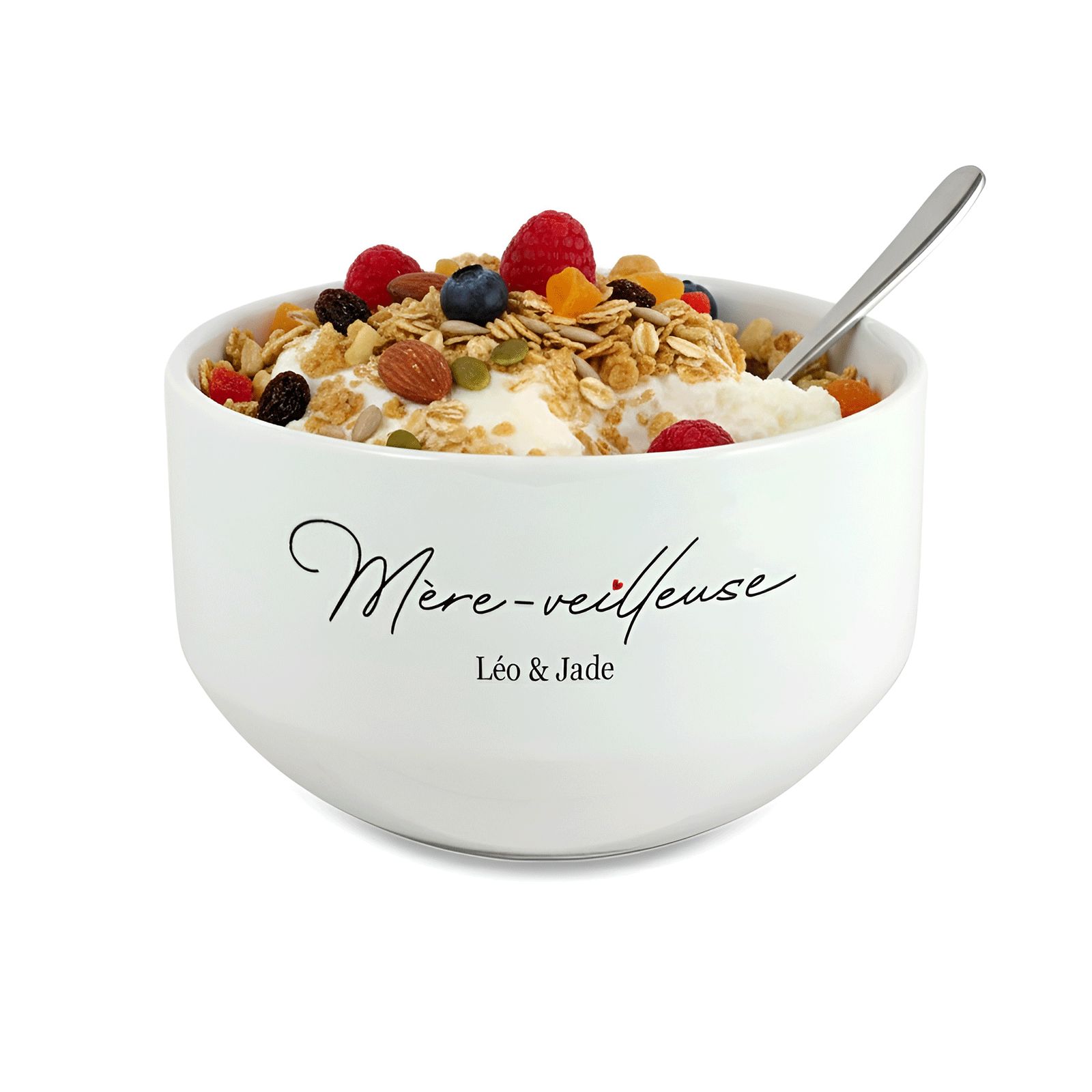 Coffee bowl - tea for personalized breakfast · Mother-nightlight model · Mom gift for Mother's Day