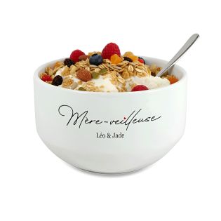 Coffee bowl - tea for personalized breakfast · Mother-nightlight model · Mom gift for Mother's Day