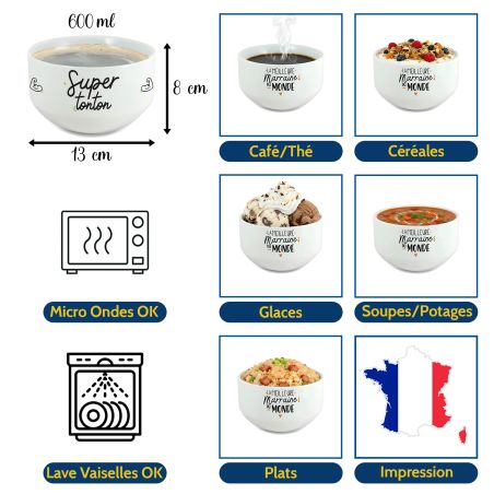 Personalized animal model breakfast bowl with a first name