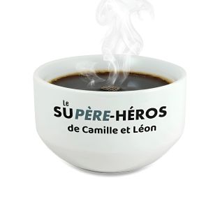 Personalizable breakfast bowl with first name · Superhero · Dad’s birthday or Father’s Day gift