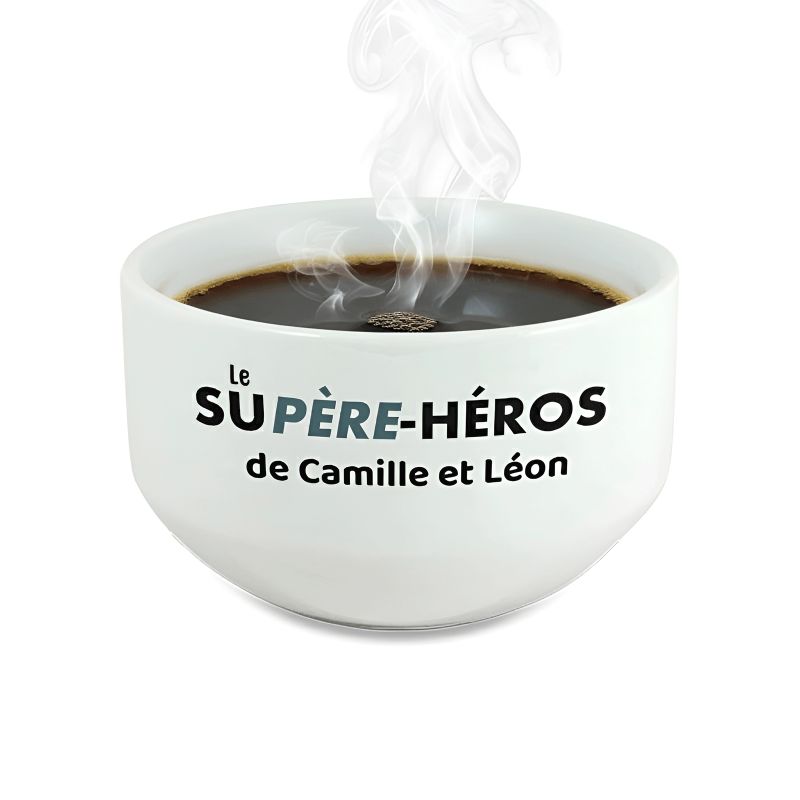 Personalizable breakfast bowl with first name · Superhero · Dad’s birthday or Father’s Day gift Personalizable breakfast bowl with first name · Superhero · Dad’s birthday or Father’s Day gift
