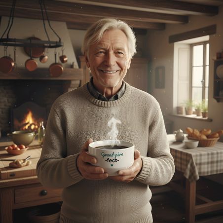 Grandfather-fect customizable breakfast bowl · Personalized gift idea for grandpa