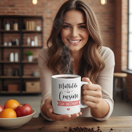 Customizable Cousin Mug - Birthday or Christmas gift mug