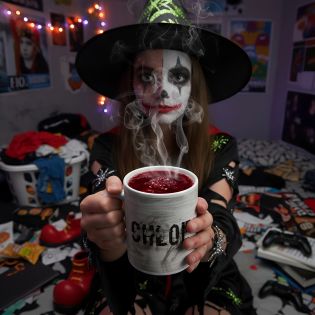 Mug surprise thermo réactif personnalisé · Fantômes