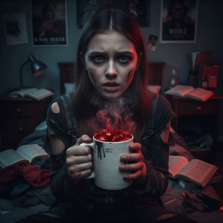 Mug surprise thermo réactif personnalisé · Fantômes