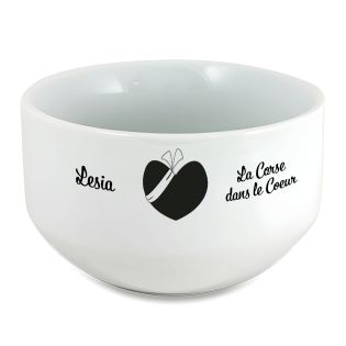 Bol petit déjeuner personnalisable Région : La Corse dans le coeur