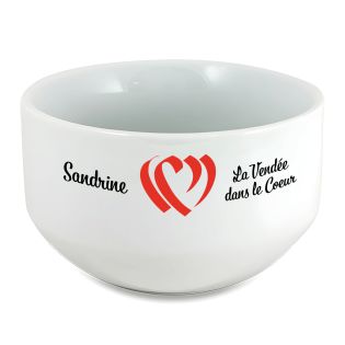Bol petit déjeuner personnalisable Région : La Vendée dans le coeur