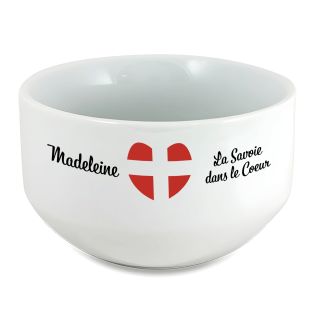 Bol petit déjeuner personnalisable Région : La Savoie dans le coeur