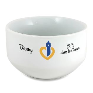 Bol petit déjeuner personnalisable Région : Le Nord dans le coeur
