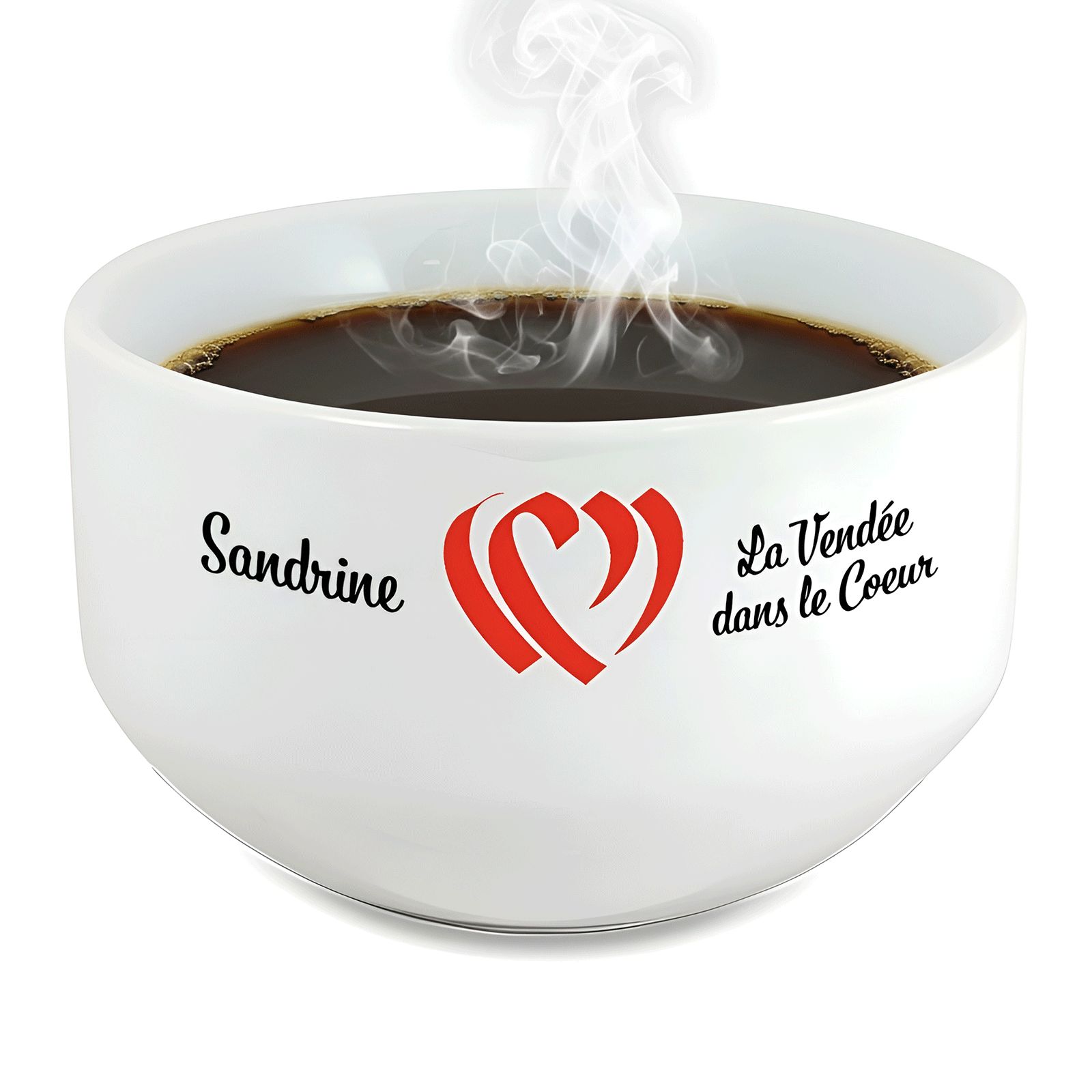 Bol petit déjeuner personnalisable Région : La Vendée dans le coeur