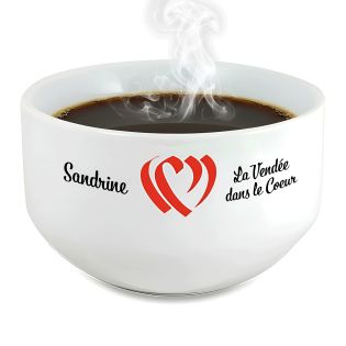 Bol petit déjeuner personnalisable Région : La Vendée dans le coeur