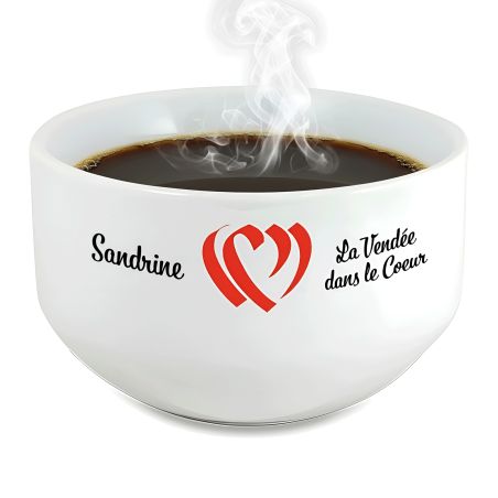 Bol petit déjeuner personnalisable Région : La Vendée dans le coeur