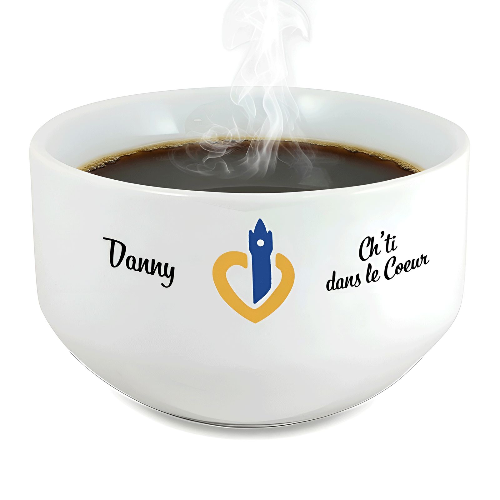 Bol petit déjeuner personnalisable Région : Le Nord dans le coeur