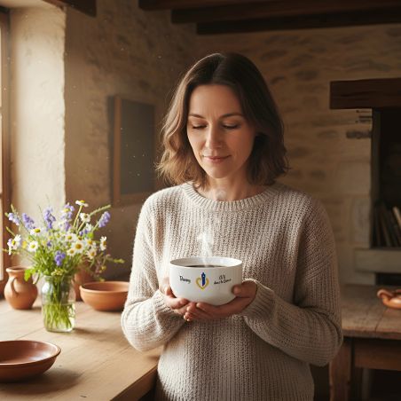 Bol petit déjeuner personnalisable Région : Le Nord dans le coeur
