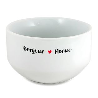 Bol petit déjeuner humoristique : Bonjour Morue