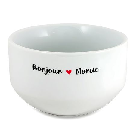 Bol petit déjeuner humoristique : Bonjour Morue