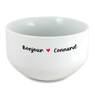 Bol petit déjeuner humoristique : Bonjour Connard