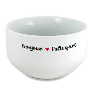 Bol petit déjeuner humoristique personnalisé : Bonjour