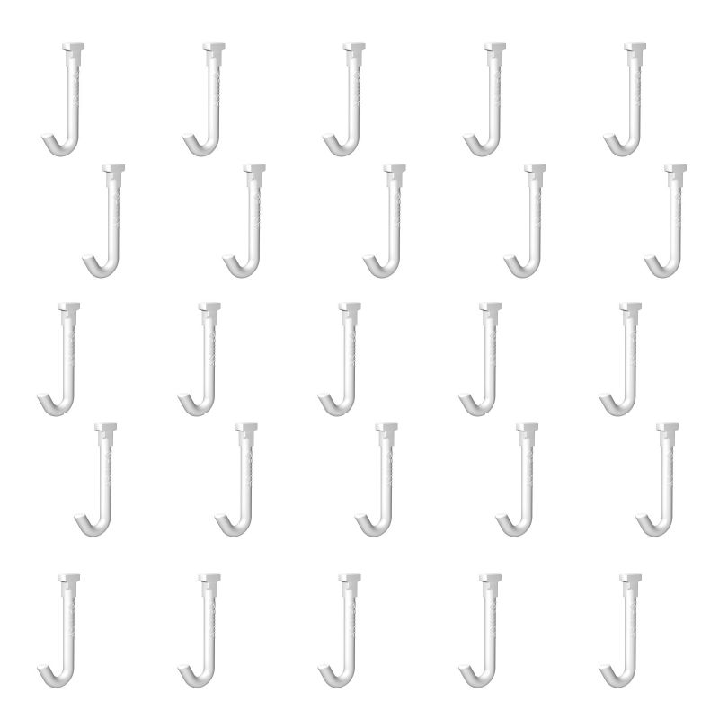 Boite de 25 crochets coulissants Twister Hook pour câble à boucle : charge 1 kg - Artiteq Boite de 25 crochets coulissants Twister Hook pour câble à boucle : charge 1 kg - Artiteq