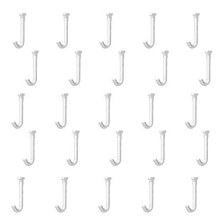 Boite de 25 crochets coulissants Twister Hook pour câble à boucle : charge 1 kg - Artiteq