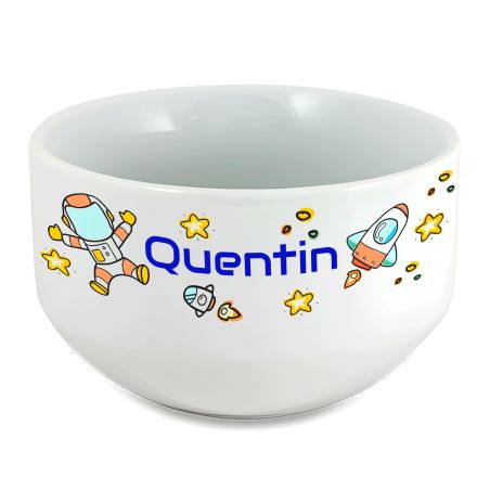copy ofPersonalizable children's breakfast bowl with first name and animal motif