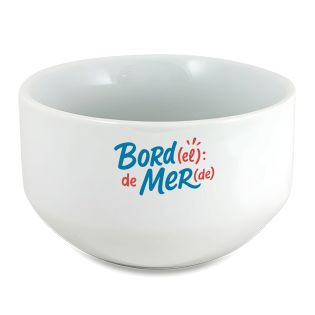 Bol petit déjeuner humoristique : Bord(el) de Mer(de)