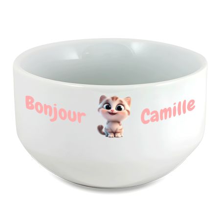 copy ofcopy ofcopy ofcopy ofcopy ofcopy ofBol petit déjeuner personnalisé céramique blanche - message humoristique o