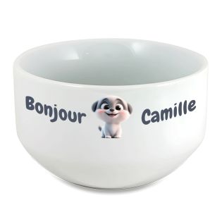 copy ofcopy ofcopy ofcopy ofcopy ofcopy ofcopy ofBol petit déjeuner personnalisé céramique blanche - message humor