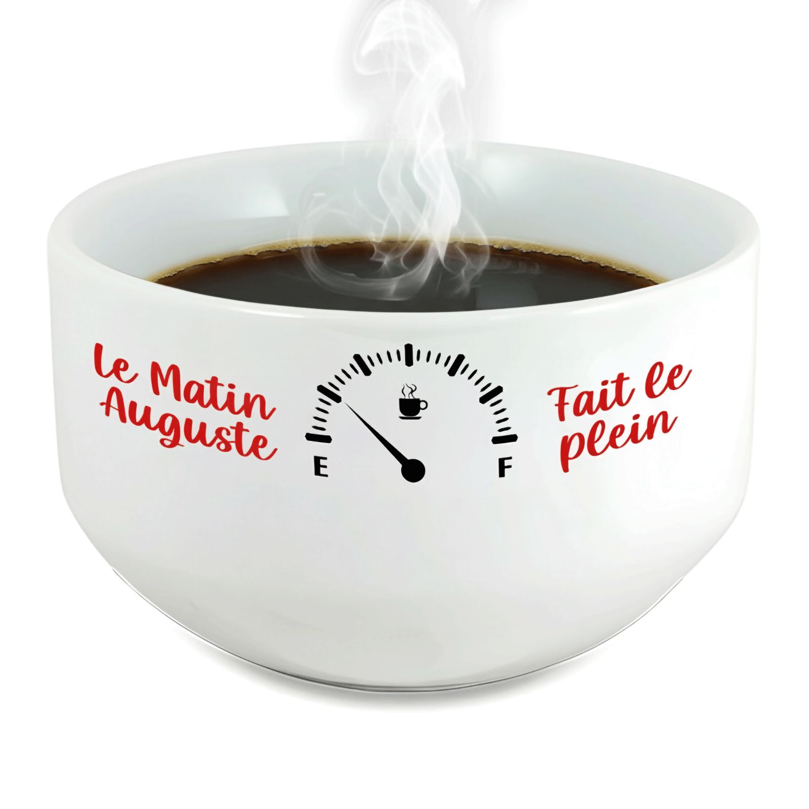 copy ofBol petit déjeuner personnalisé céramique blanche - message humoristique ou tendre - 600 ml, micro-ondes et lave-vaisse