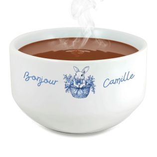 copy ofcopy ofcopy ofcopy ofcopy ofBol petit déjeuner personnalisé céramique blanche - message humoristique ou tendre 