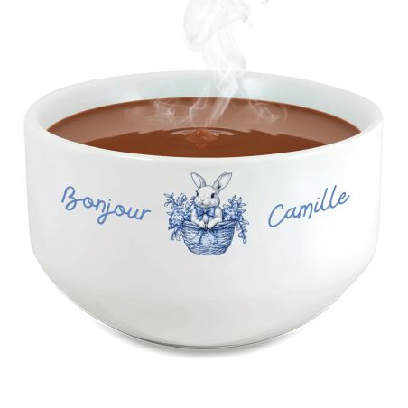 copy ofcopy ofcopy ofcopy ofcopy ofBol petit déjeuner personnalisé céramique blanche - message humoristique ou tendre 