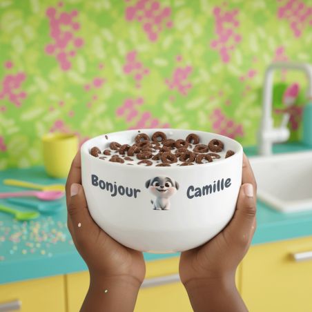 copy ofcopy ofcopy ofcopy ofcopy ofcopy ofcopy ofBol petit déjeuner personnalisé céramique blanche - message humor
