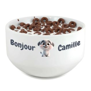copy ofcopy ofcopy ofcopy ofcopy ofcopy ofcopy ofBol petit déjeuner personnalisé céramique blanche - message humor