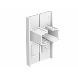 embout Info rail blanc