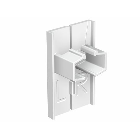 embout Info rail blanc