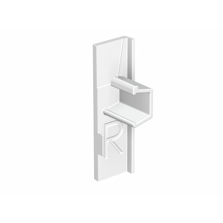 embout Info rail blanc