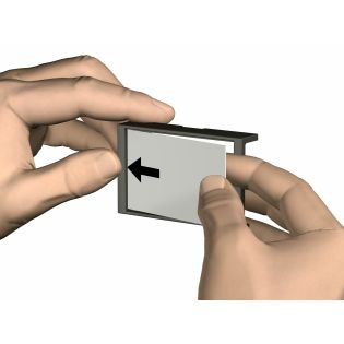 Pack 10 Clips noir pour Info Rail