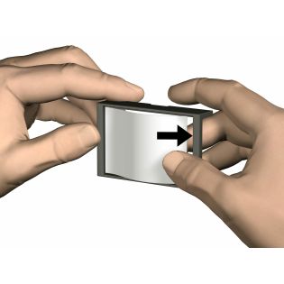 Pack 10 Clips noir pour Info Rail