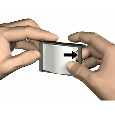 Pack 10 Clips noir pour Info Rail